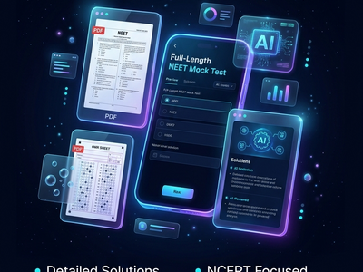 Full-Length NEET Mock Test + Detailed Solutions + Printable OMR Sheet